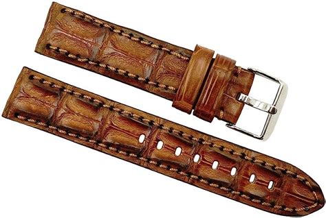 Genuine Hornback Alligator Watch Band 